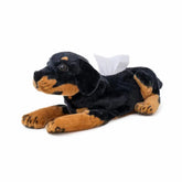 Simulation Dog Plush Toy Tissue Bag Stuffed Paper Box Real-life Dog Puppy Tissue Storage Bag